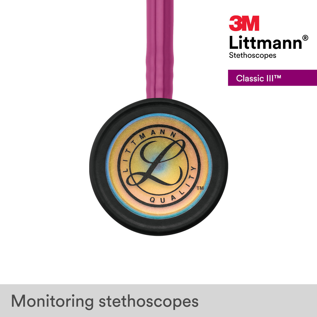 3M™ Littmann® Classic III Stethoscope, 5806, B+ Image 2