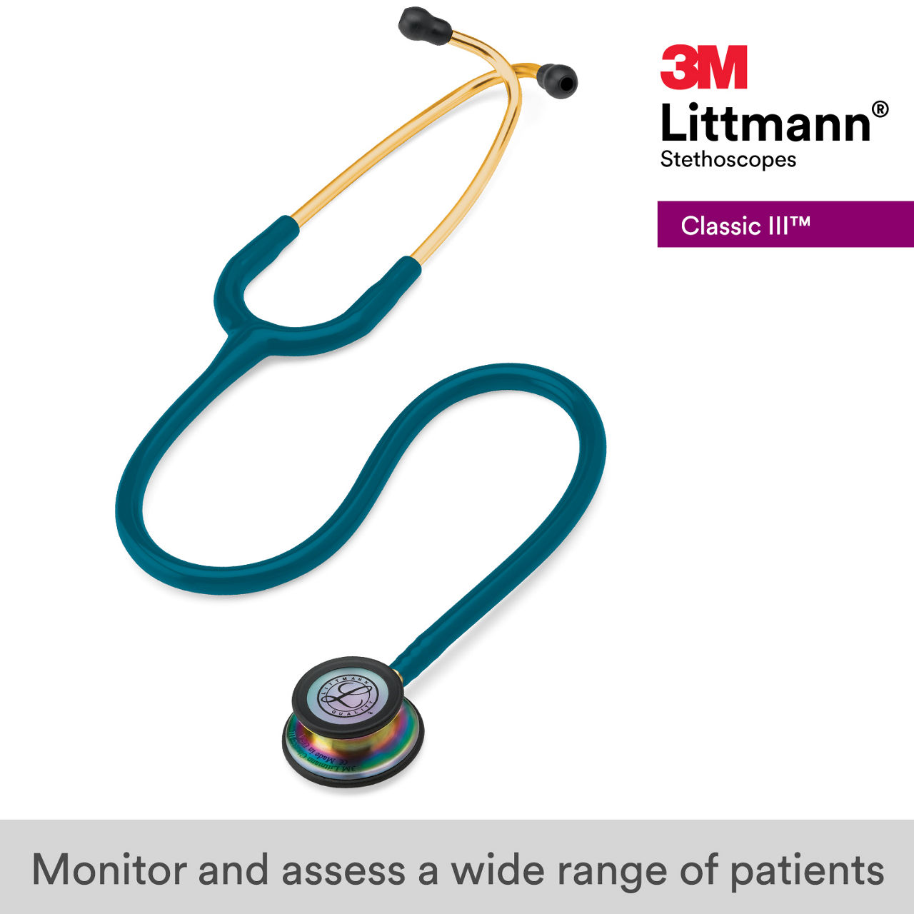 3M™ Littmann® Classic III Stethoscope, 5807, B+ Image 1