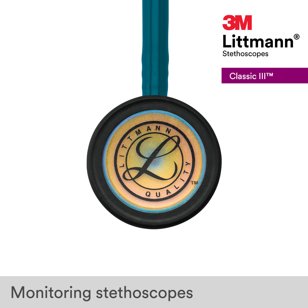 3M™ Littmann® Classic III Stethoscope, 5807, B+ Image 2