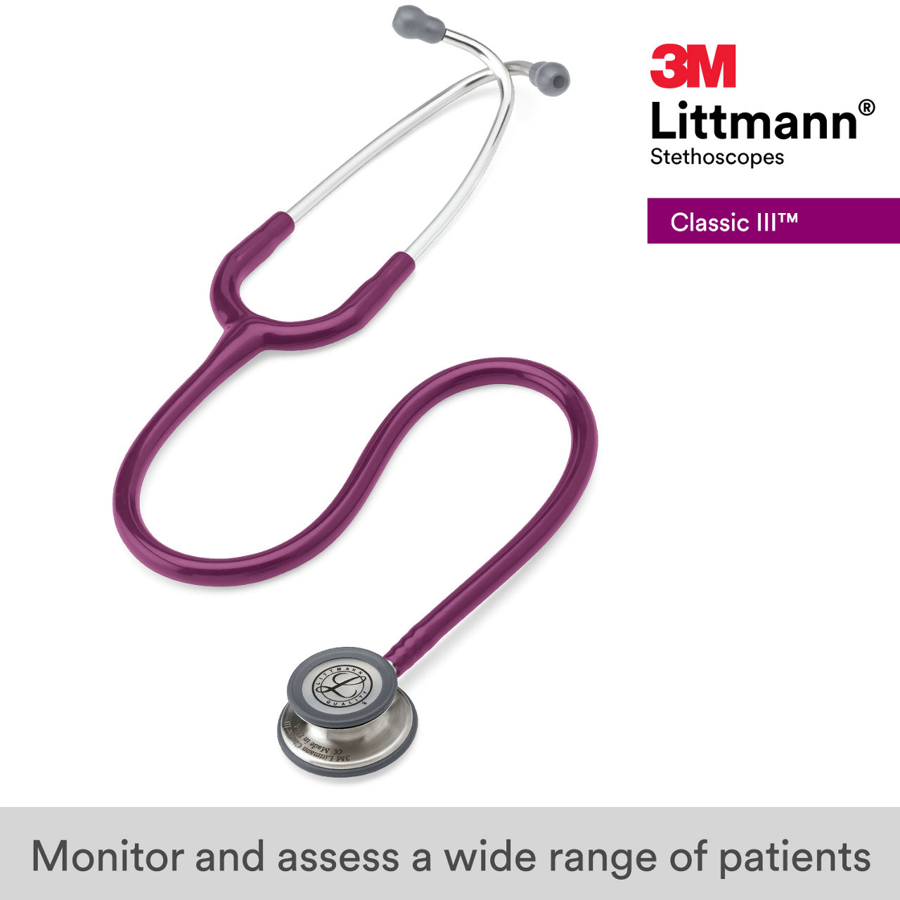 3M™ Littmann® Classic III Stethoscope, 5831, B+ Image 1