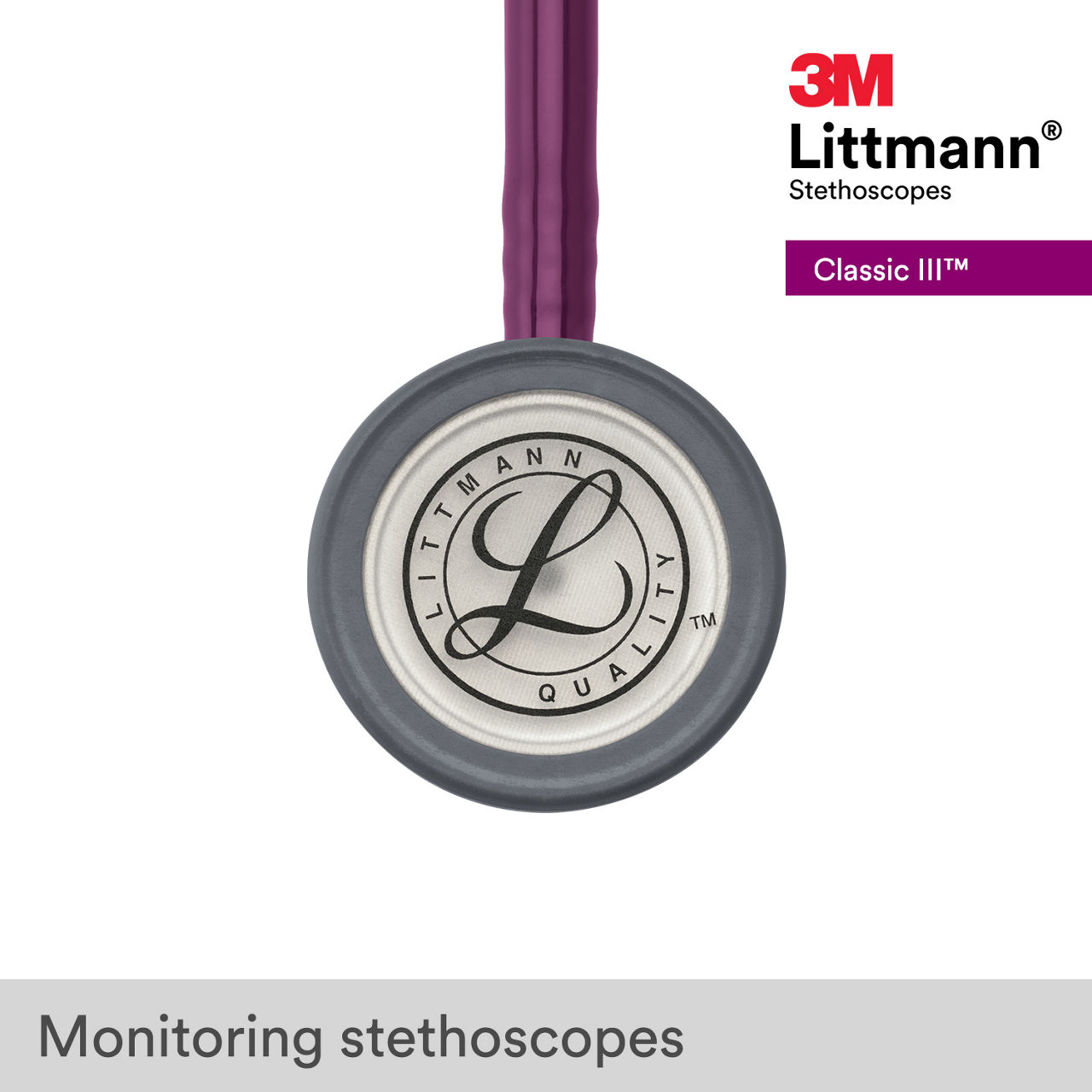 3M™ Littmann® Classic III Stethoscope, 5831, B+ Image 2