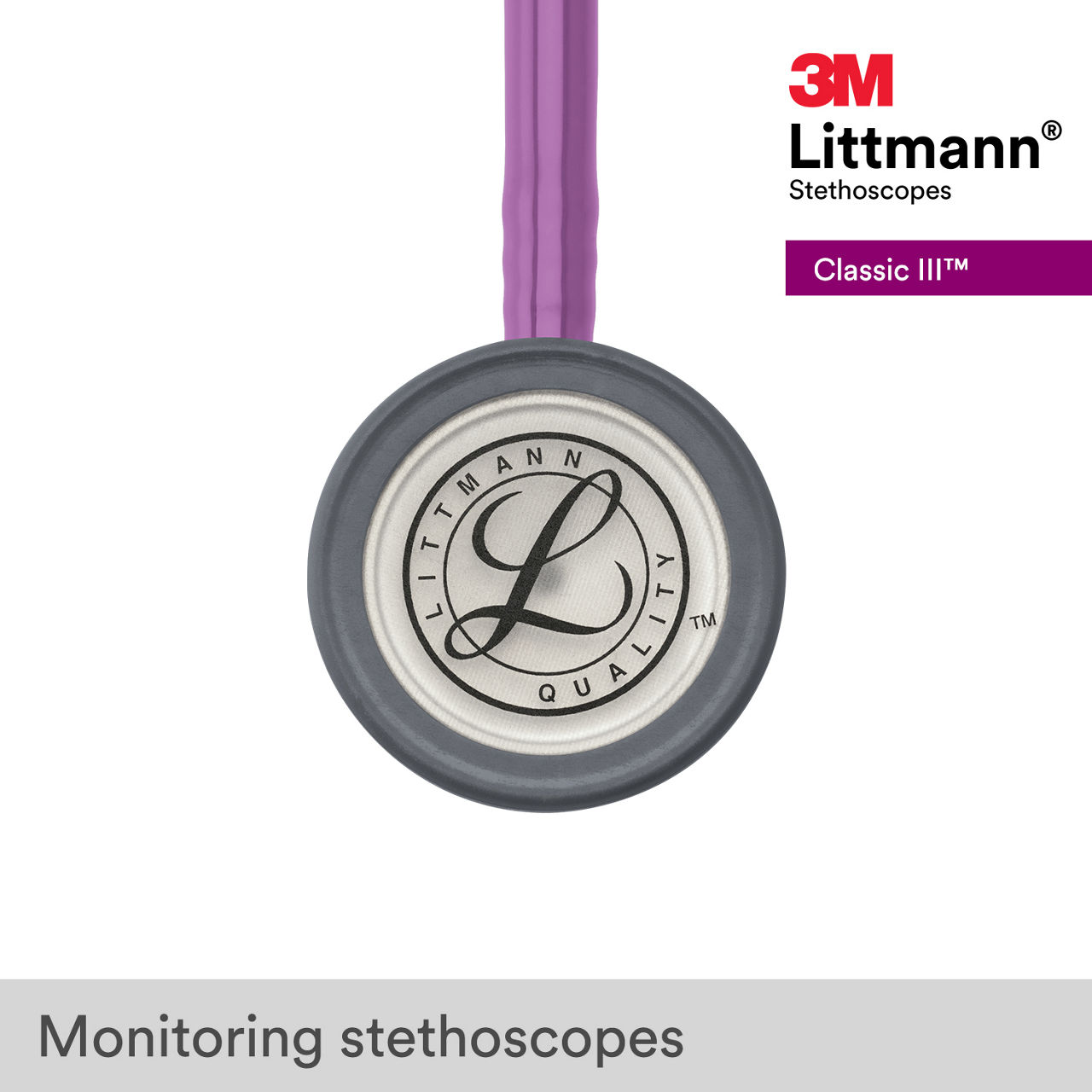 3M™ Littmann® Classic III Stethoscope, 5832, B+ Image 2