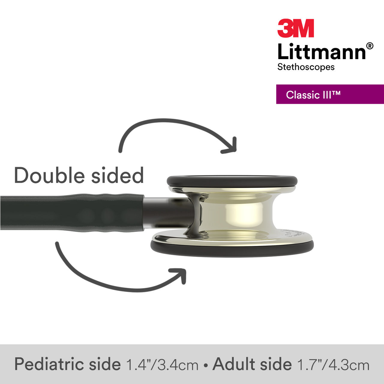 3M™ Littmann® Classic III Stethoscope, 5861, B+ Image 3