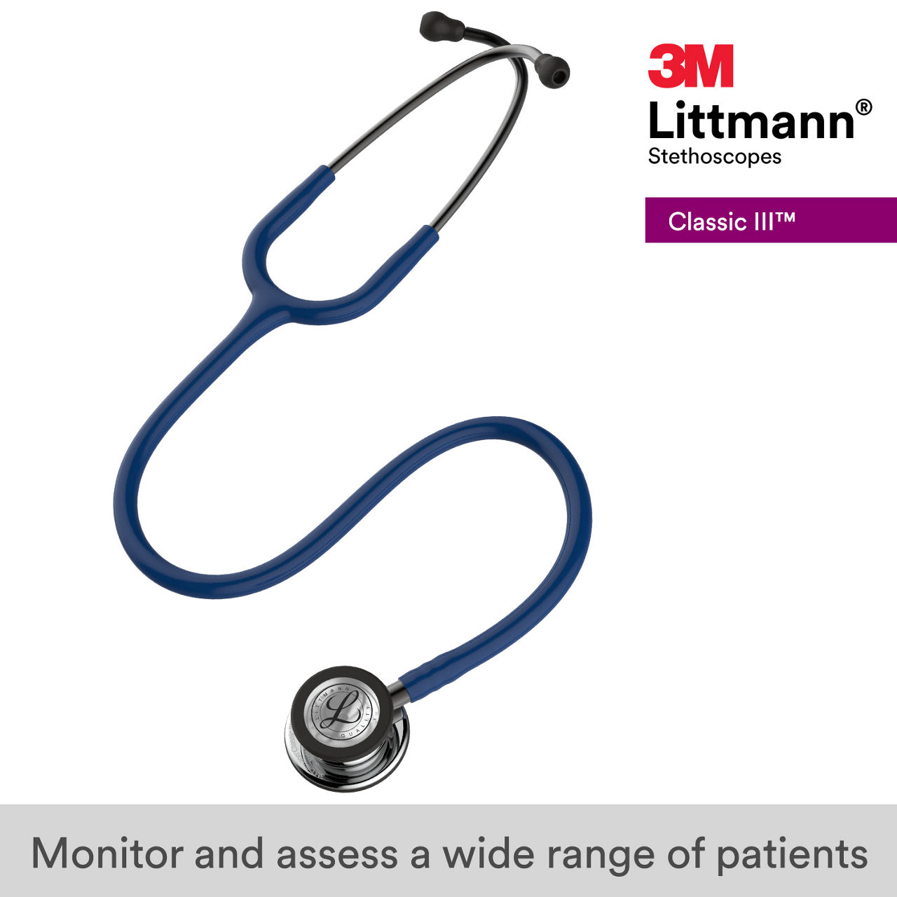 3M™ Littmann® Classic III Stethoscope, 5863, B+ Image 1