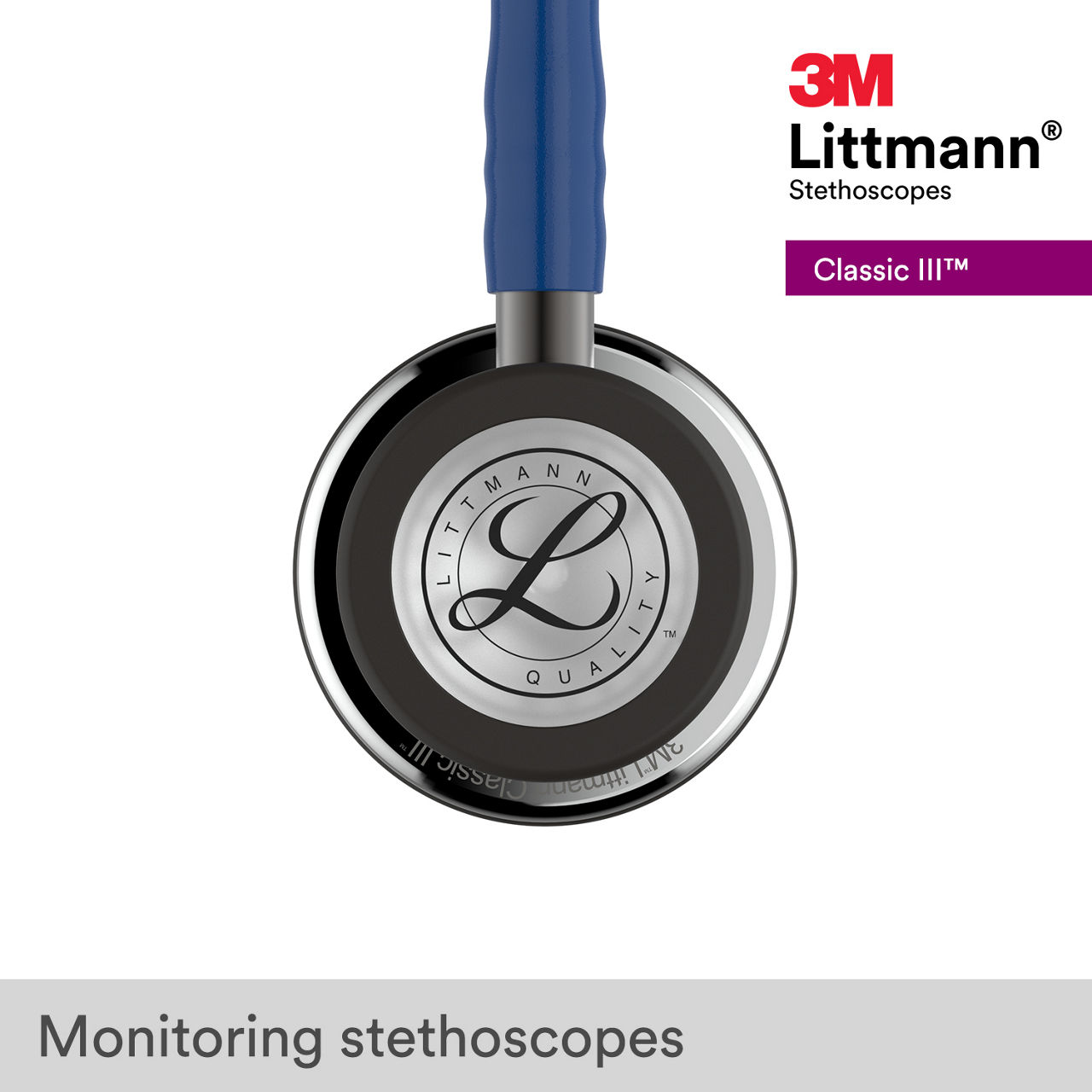 3M™ Littmann® Classic III Stethoscope, 5863, B+ Image 2