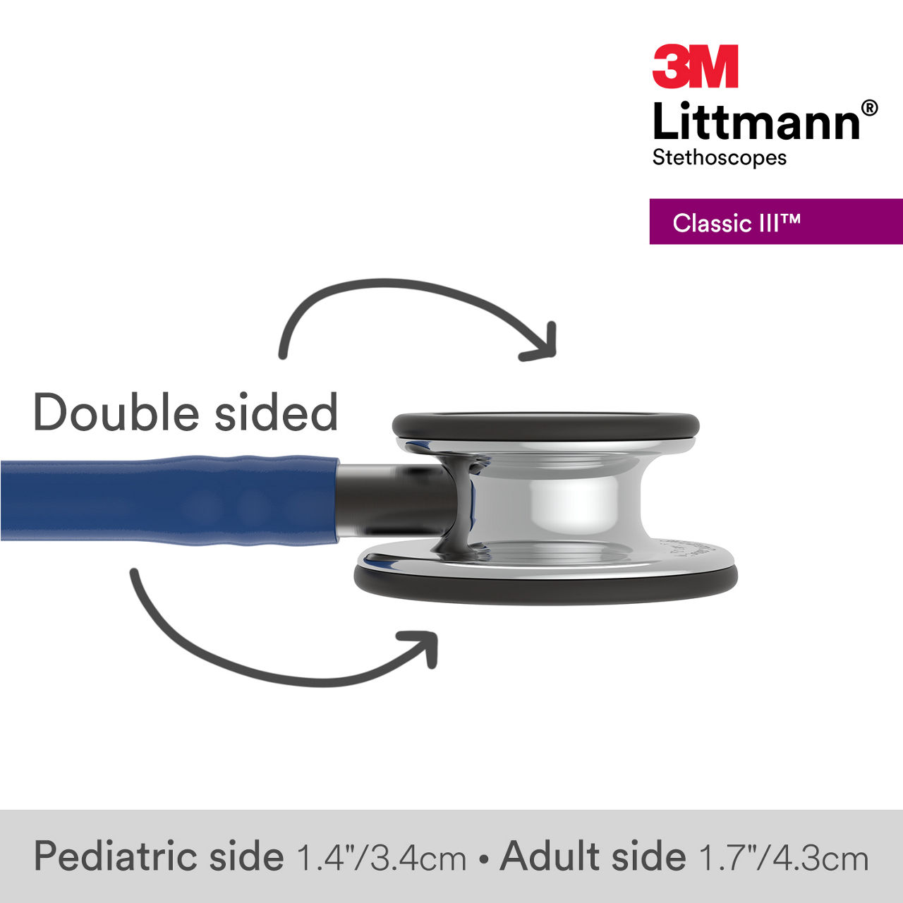 3M™ Littmann® Classic III Stethoscope, 5863, B+ Image 3