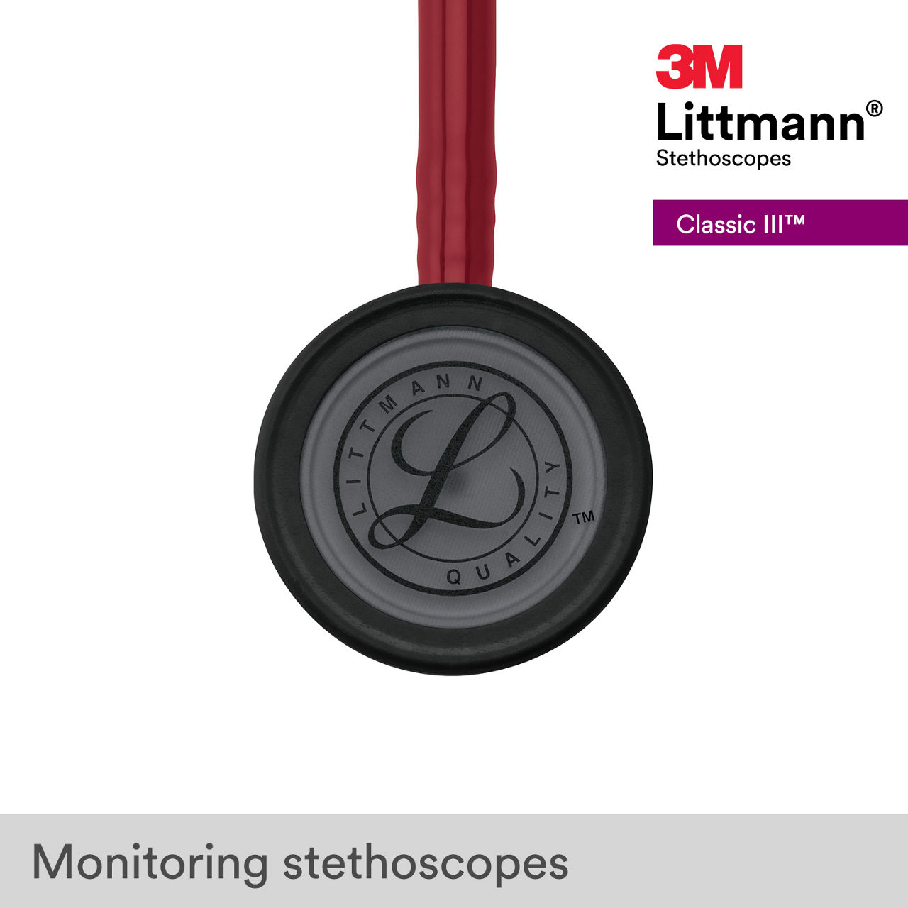 3M™ Littmann® Classic III Stethoscope, 5868, B+ Image 2