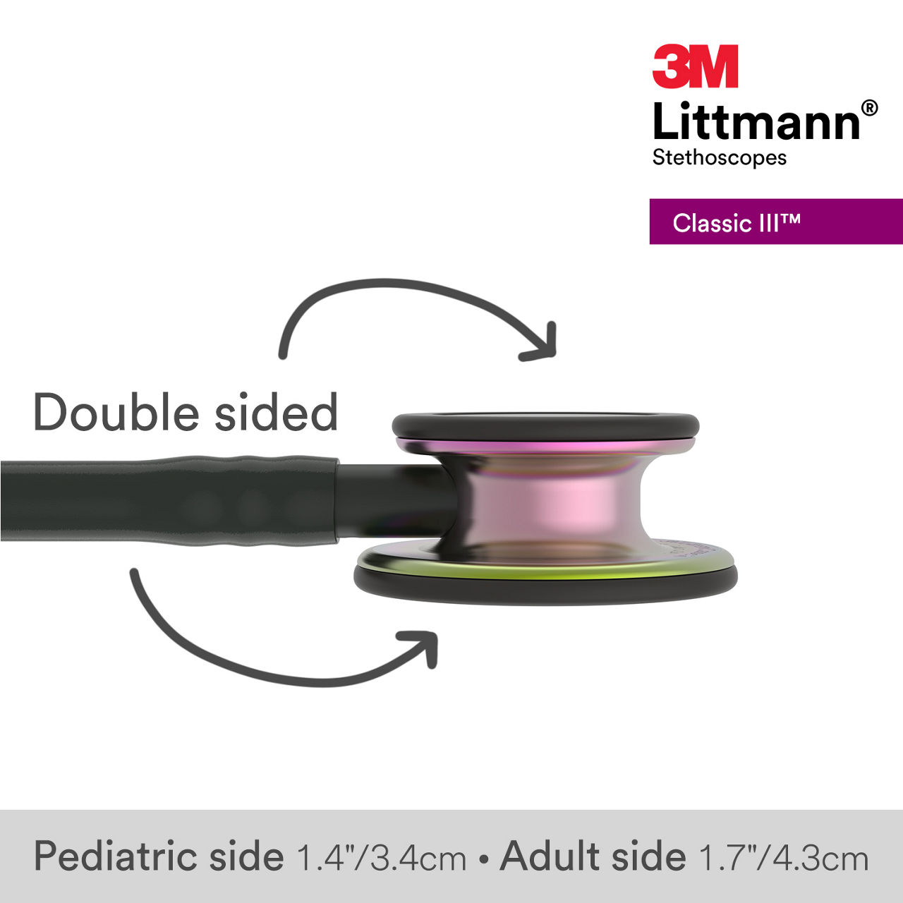 3M™ Littmann® Classic III Stethoscope, 5870, B+ Image 3