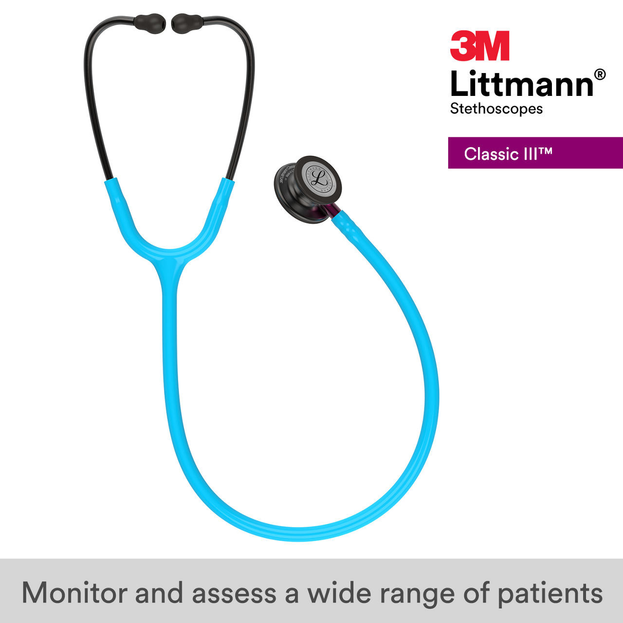 3M™ Littmann® Classic III Stethoscope, 5872, B+ Image 1