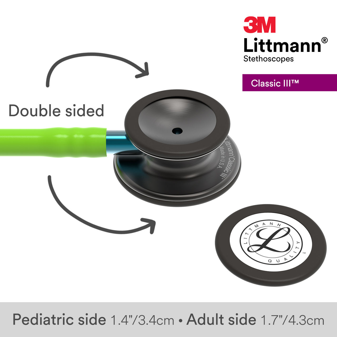 3M™ Littmann® Classic III Stethoscope, 5875, B+ Image 3