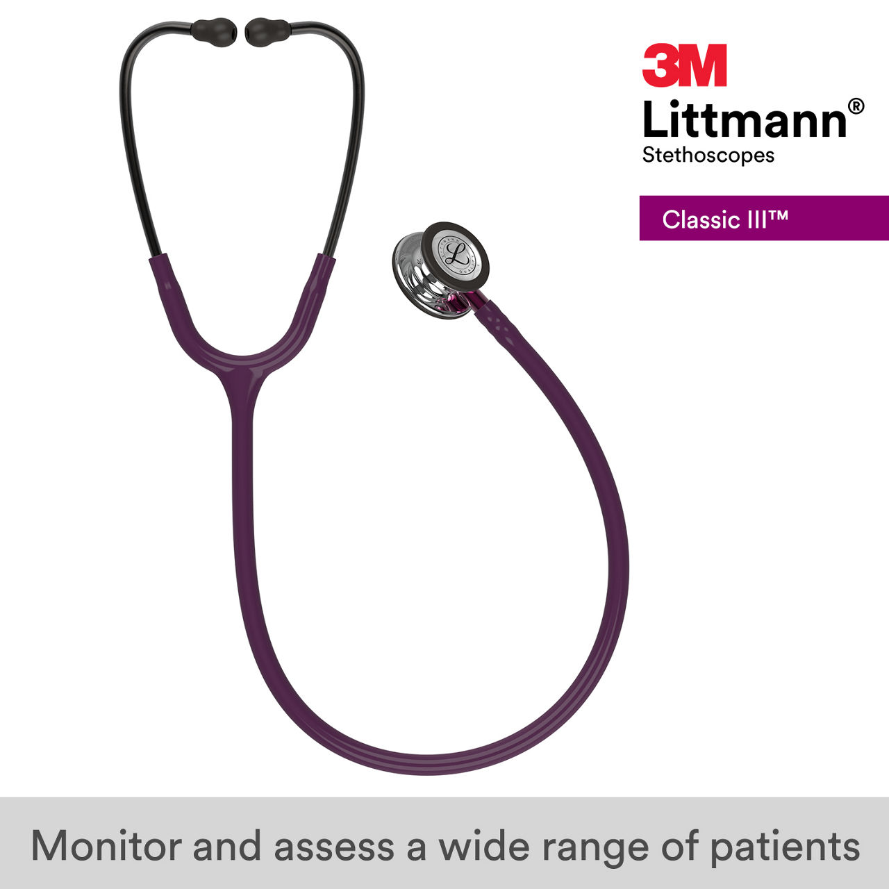 3M™ Littmann® Classic III Stethoscope, 5960, B+ Image 1