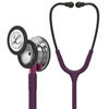 3M™ Littmann® Classic III™ Stethoscope, Mirror Finish Chestpiece,PlumTube, Pink Stem and Smoke Headset, 5960