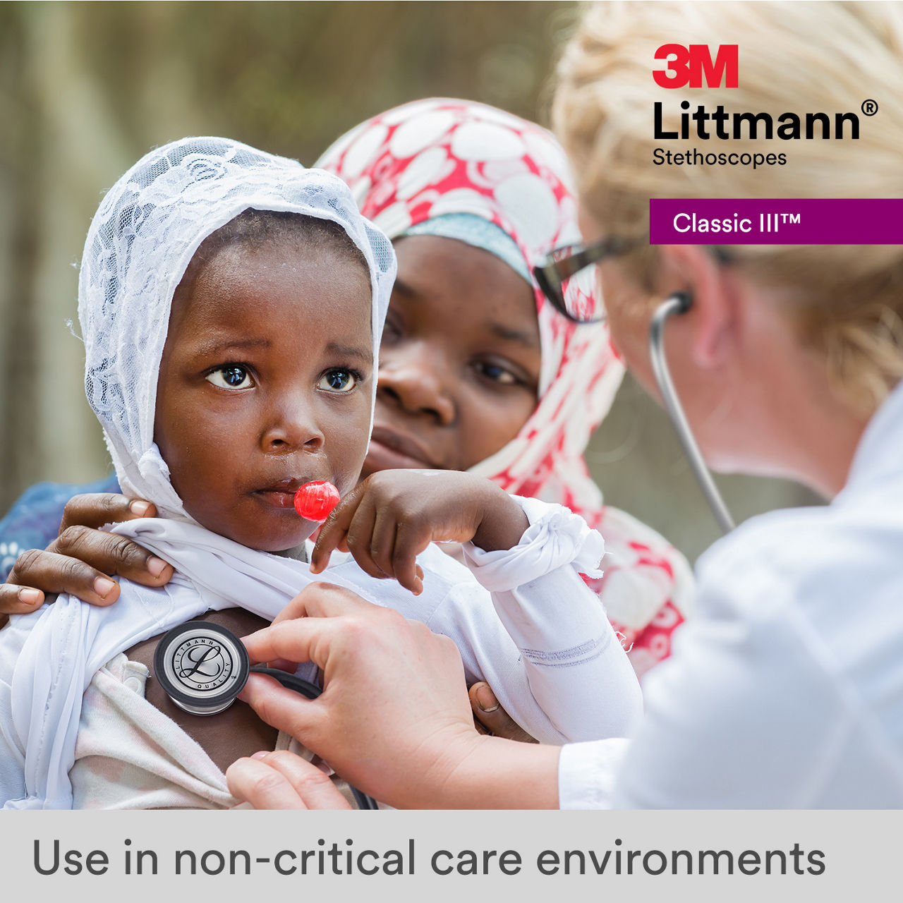 3M™ Littmann® Classic III Stethoscopes, B+ Image 4