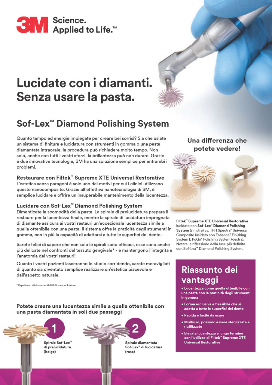 3M™ Sof-lex™ Diamond Polishing System Flyer