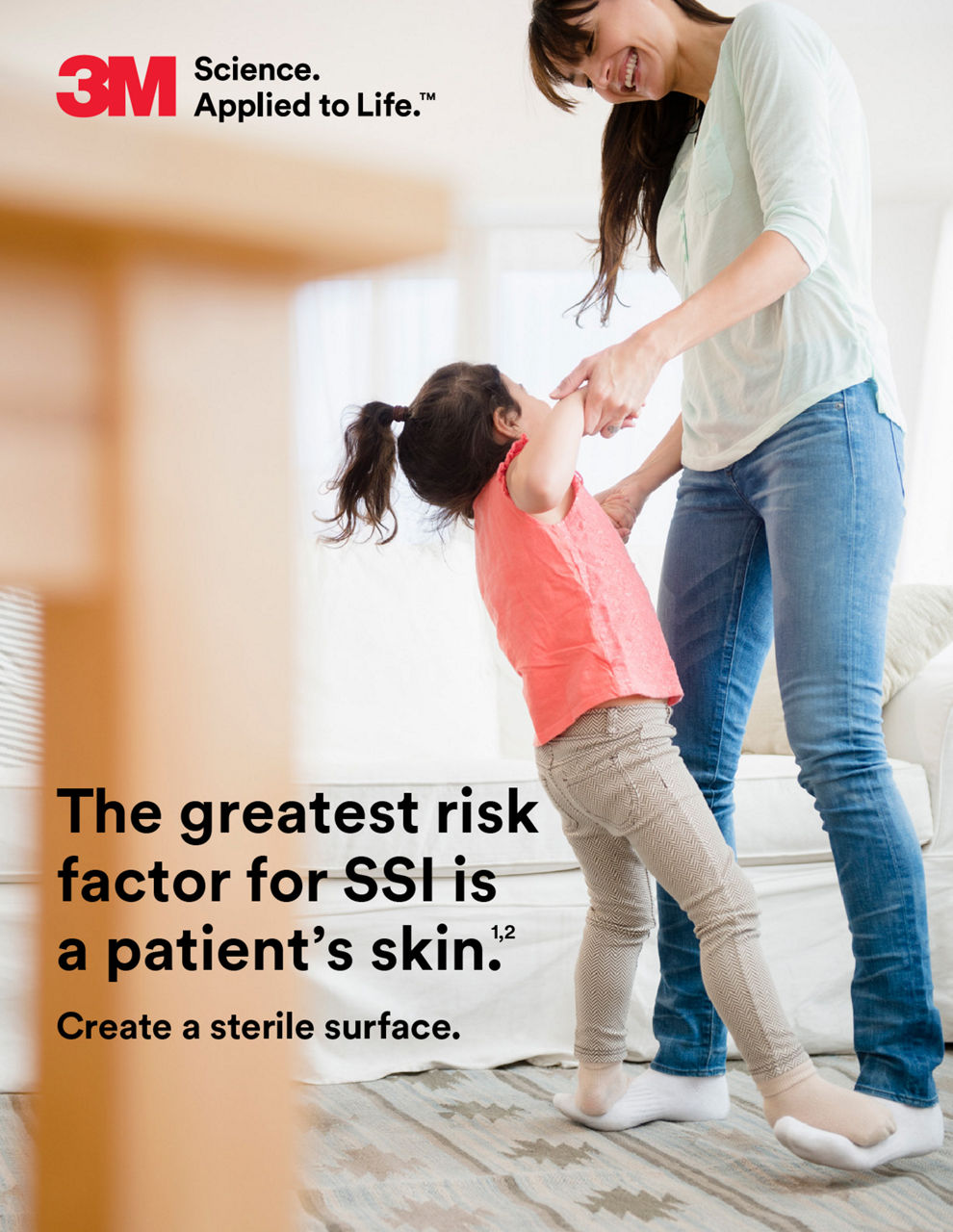 The greatest risk factor for SSI is a patient’s skin.