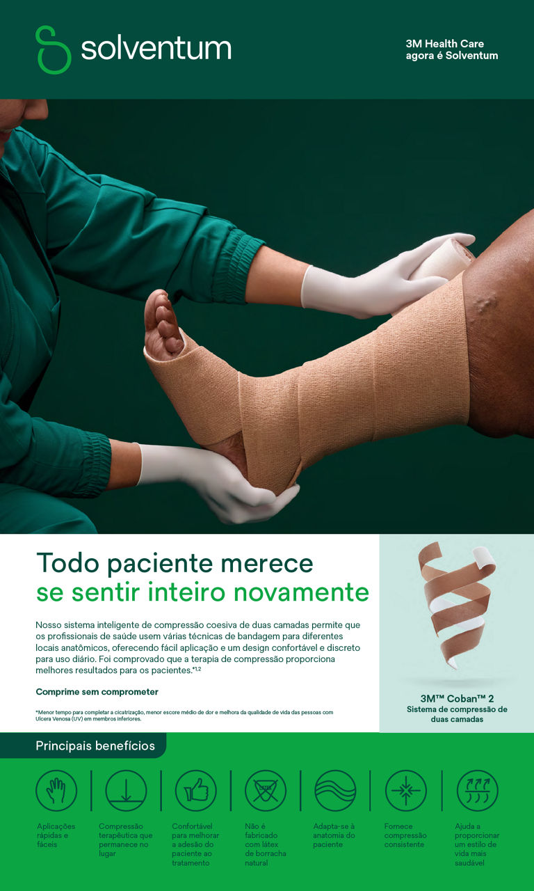 Sistemas de Compressão em 2 Camadas 3M™ Coban™