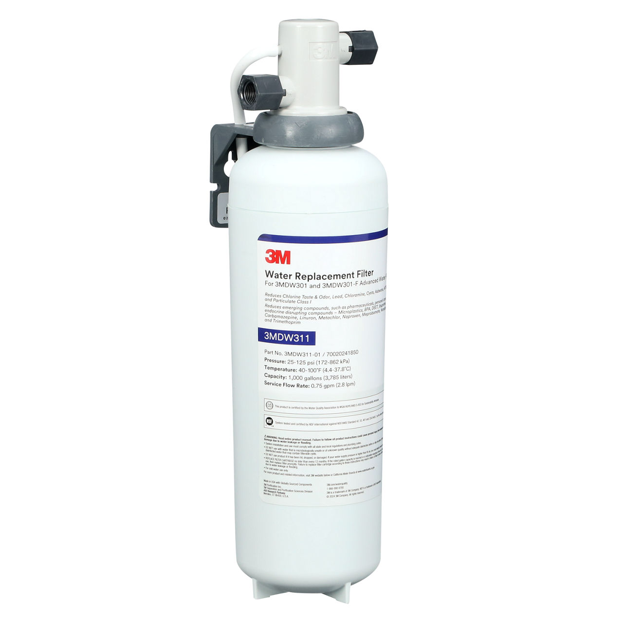 3M™ Under Sink Drinking Water Filtration System, 3MDW301