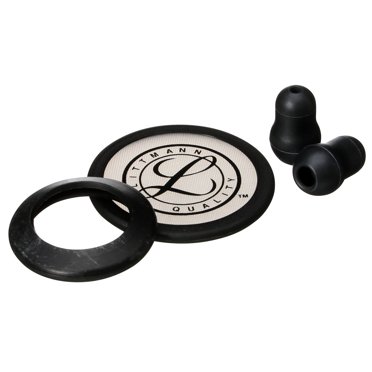 3M™ Littmann® Stethoscoop spare parts kit, Classic II S.E., zwart, 40005, kit