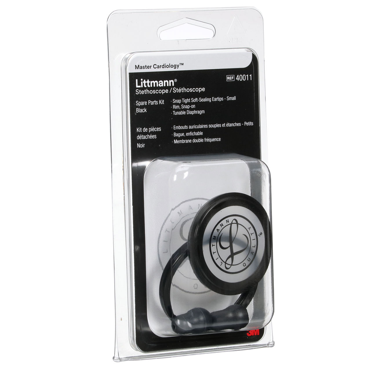 3M™ Littmann® Stethoscope Spare Parts Kit, Master Cardiology™, Black, 40011