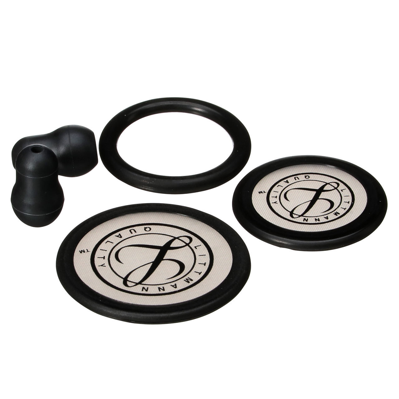 3M™ Littmann® Stethoscope Spare Parts Kit Classic III™ Cardiology IV™ and CORE, 40016, Black