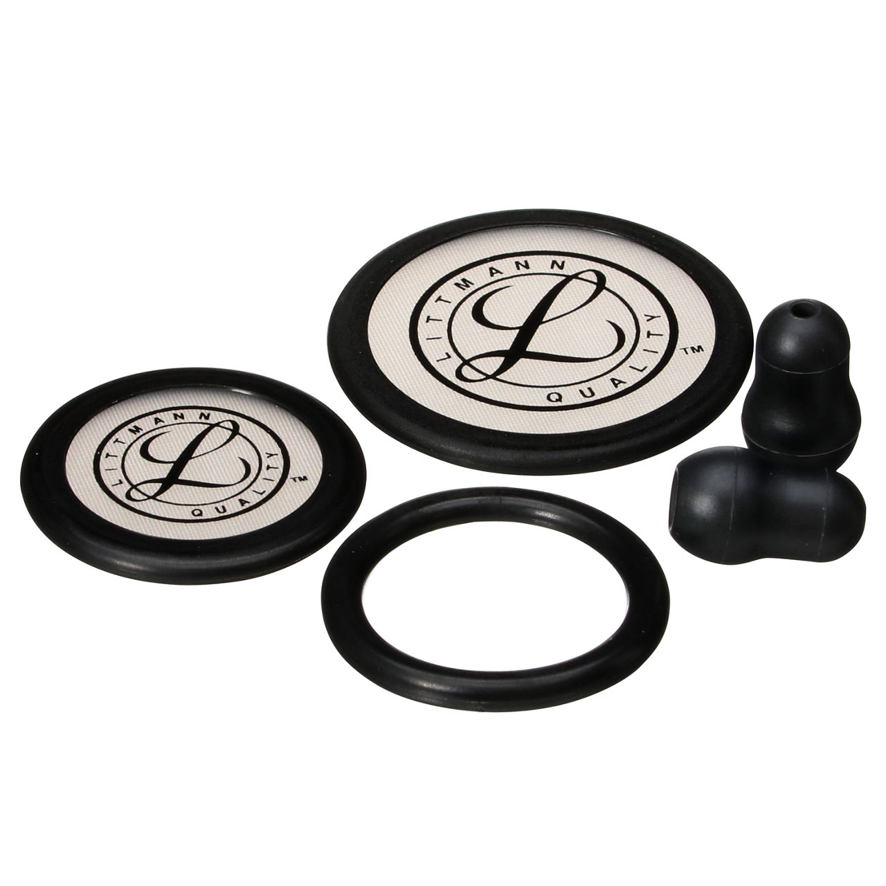 3M™ Littmann® Stethoscoop spare parts kit, Classic III™, Cardiology IV™ en CORE, zwart, 40016