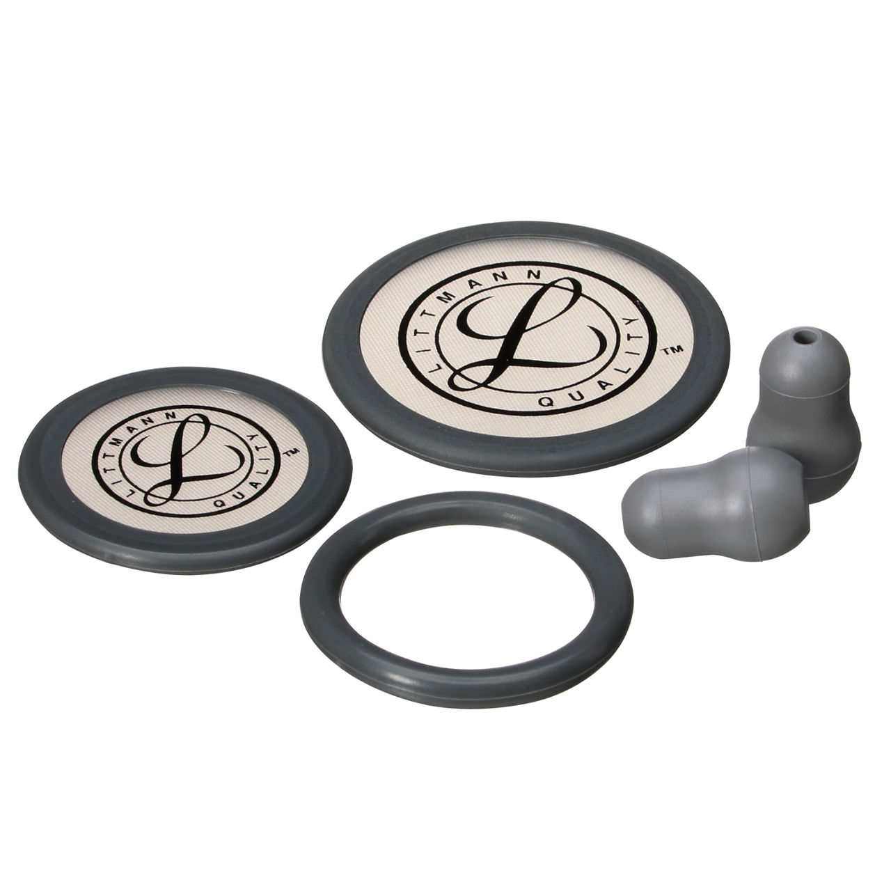 3M™ Littmann® Stethoscoop spare parts kit, Classic III™, Cardiology IV™ en CORE, grijs, 40017