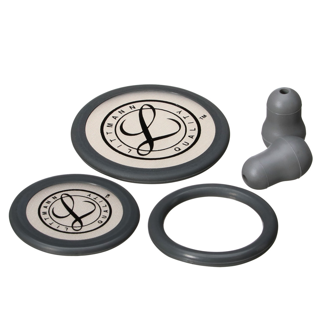 3M™ Littmann® Stethoscope Spare Parts Kit, 40017 Classic III™, Cardiology IV™ and CORE, Gray