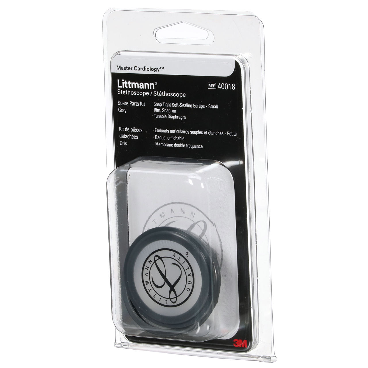 3M™ Littmann® Stethoscope Spare Parts Kit, Master Cardiology™, Gray, 40018