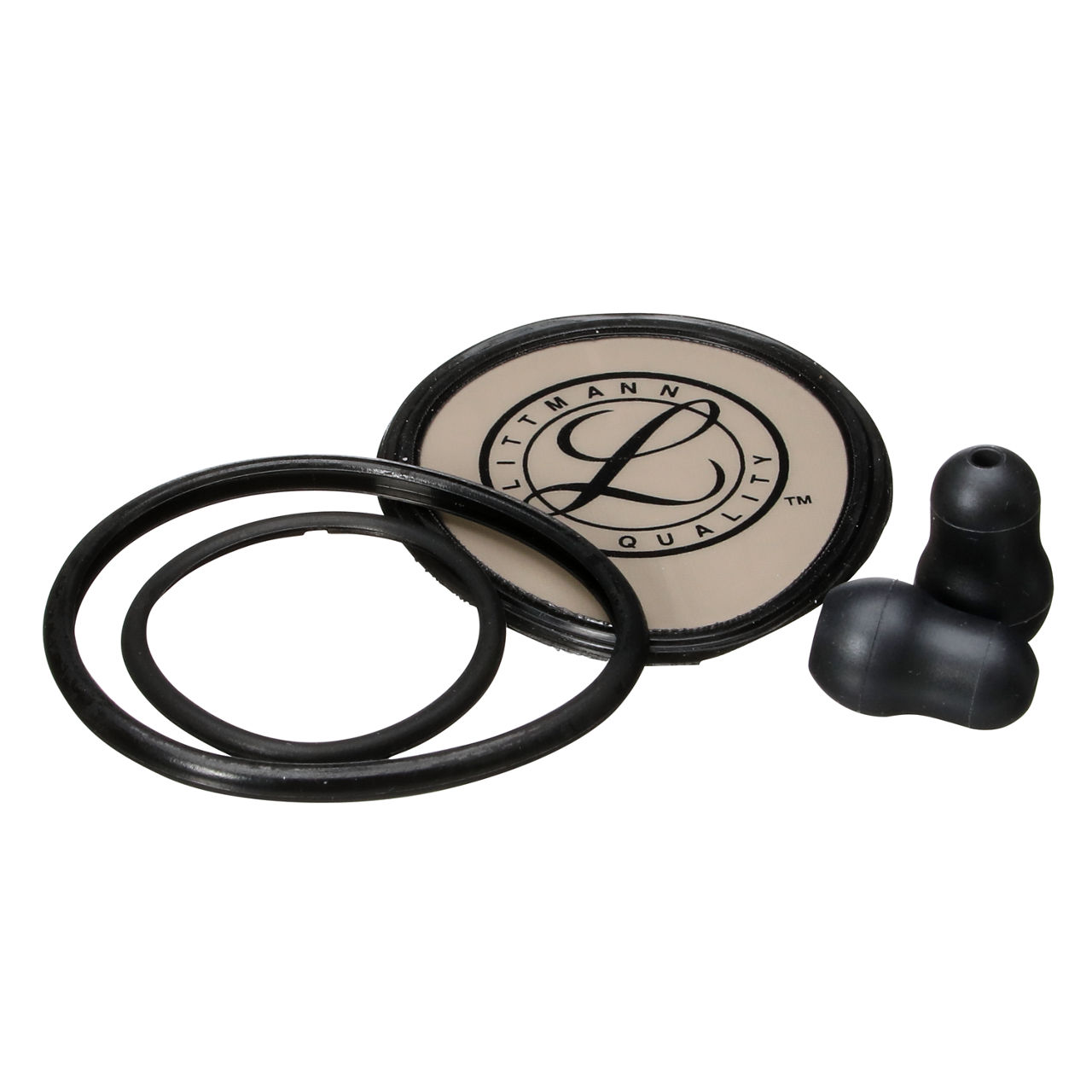 3M™ Littmann® Stethoscoop spare parts kit, Lightweight II S.E., zwart, 40020, kit