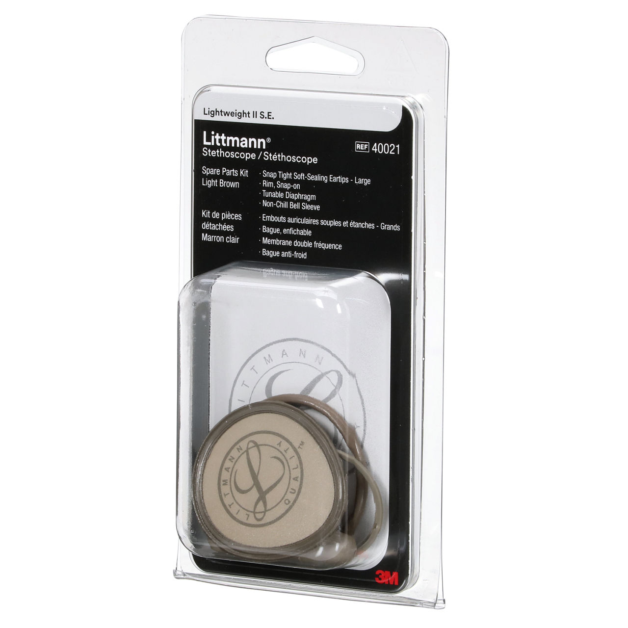 3M™ Littmann® Stethoscope Spare Parts Kit, Lightweight II S.E., Light Brown, 40021