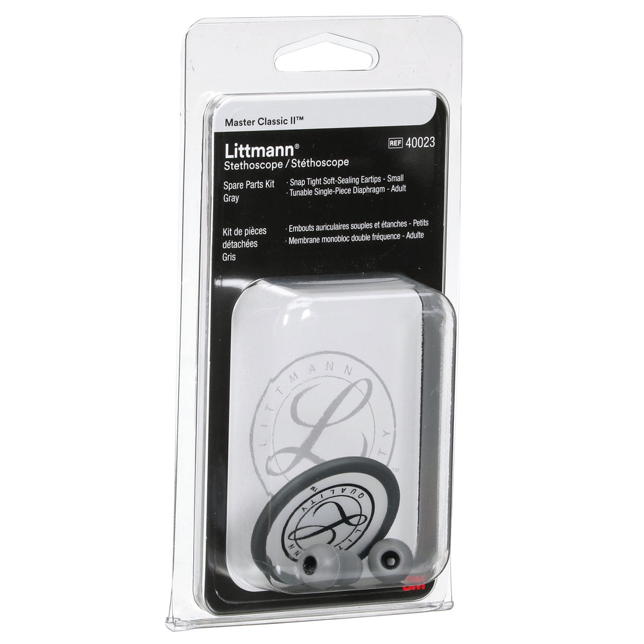 3M™ Littmann® Stethoscope Spare Parts Kit, 40023, Master Classic™, Gray