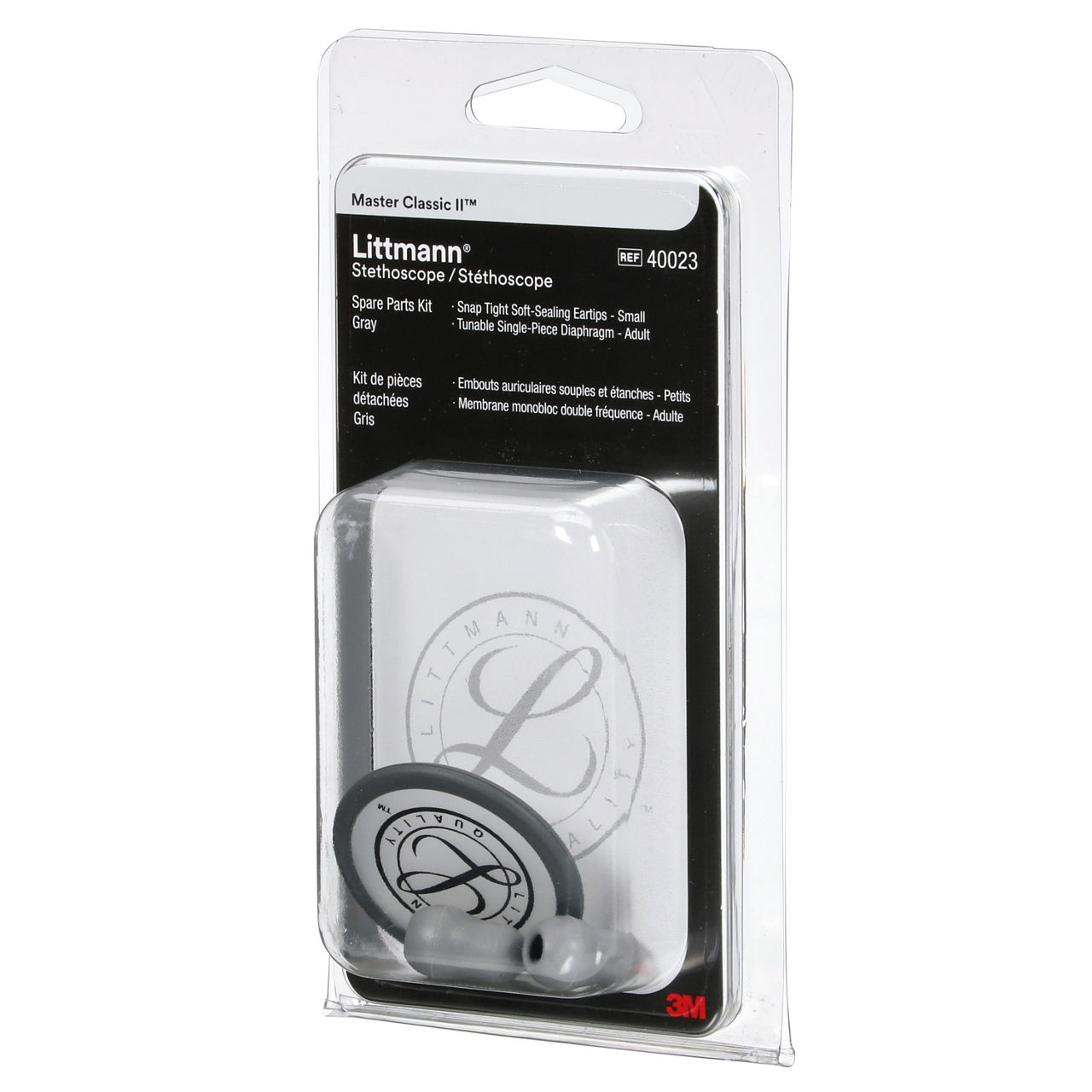 3M™ Littmann® Stethoscope Spare Parts Kit, 40023, Master Classic™, Gray