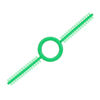 3M™ AlastiK™ QuiK-StiK™ Ligatures, 406-245, A-1, Extreme Green,60/Stick, 17/Pk