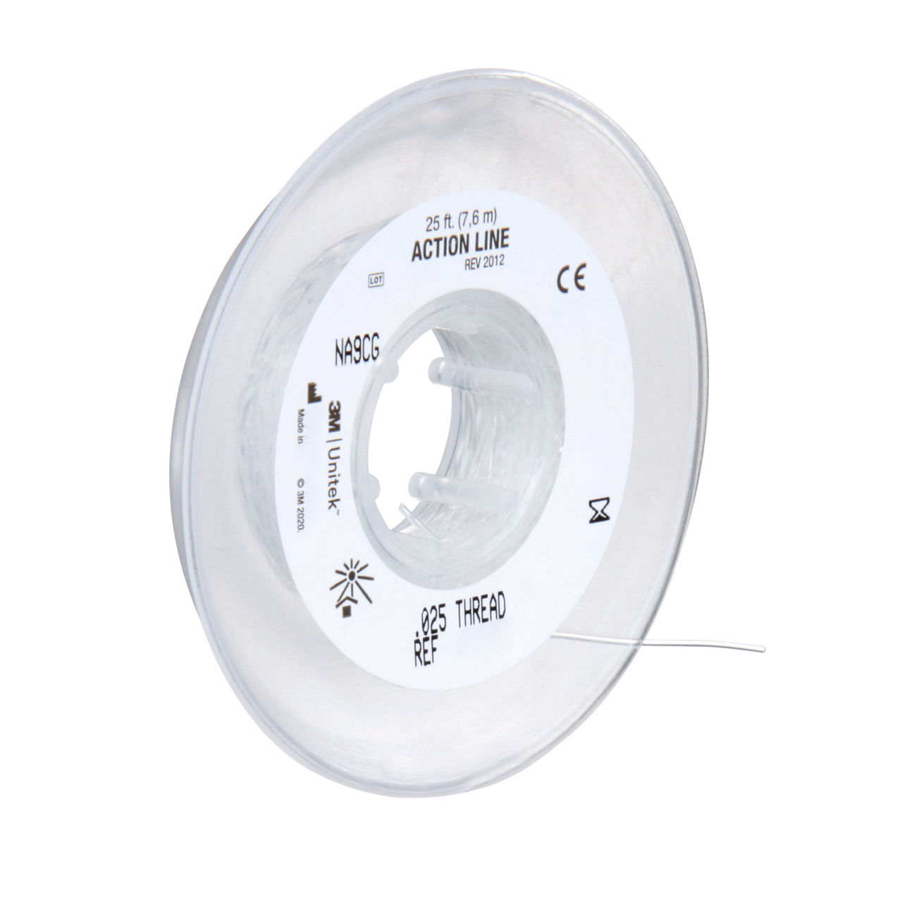 3M™ Unitek™ Action Line Thread, 407-025, .025 in, 25ft