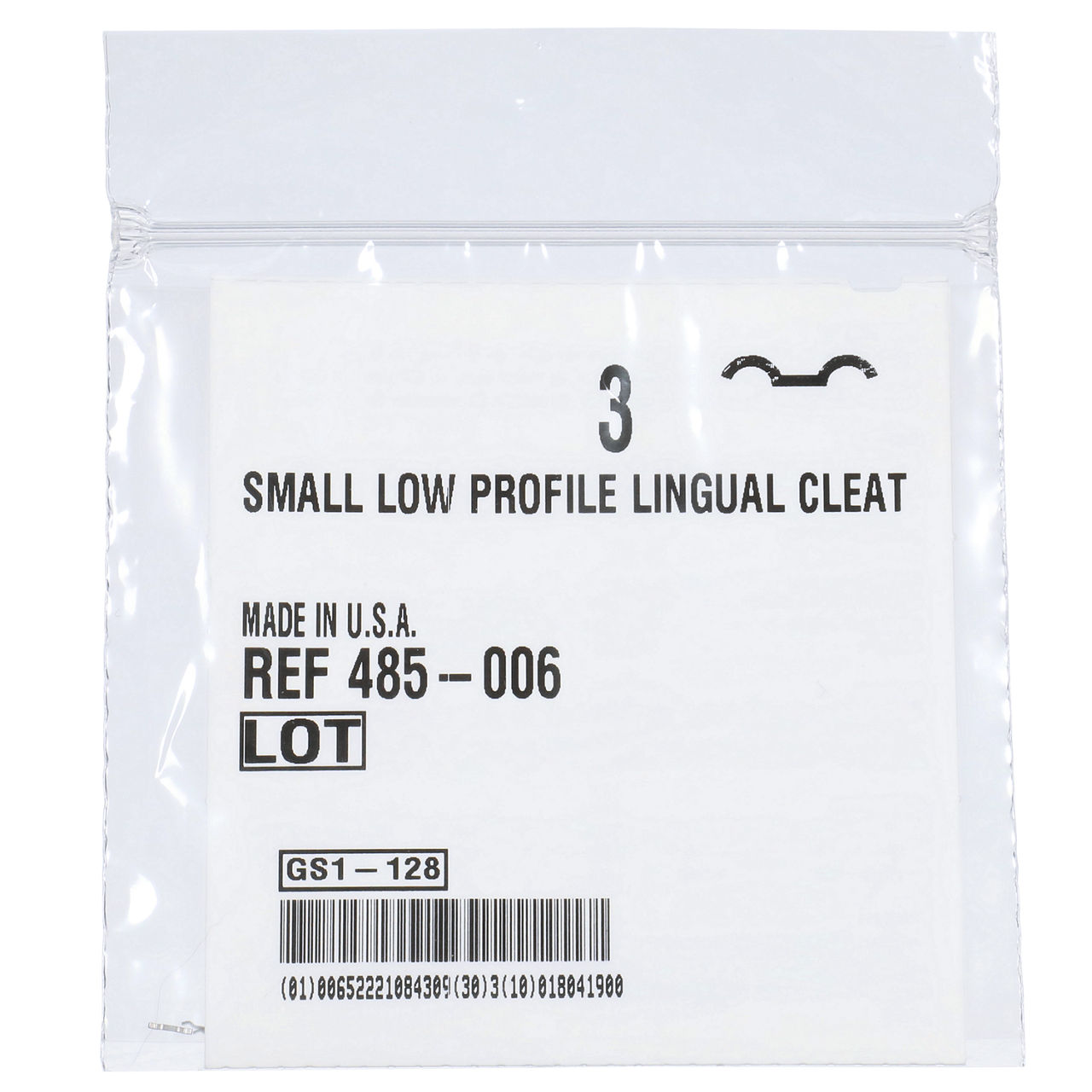 3M™ Unitek™ Low Profile Lingual Cleats, Small, 485-006