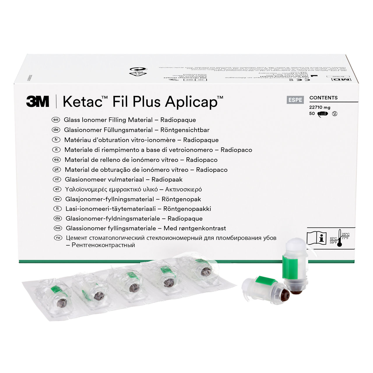 3M™ Ketac™ Fil Plus Aplicap™ Glasionomeer Restauratiemateriaal Refill A4, 55060