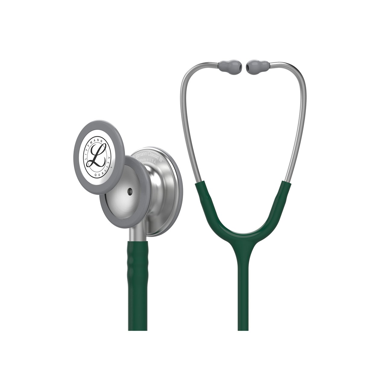 3M™ Littmann® Classic III™ Stethoscope, Master Classic III™, Forest Green Tube, 27 inches, 5624