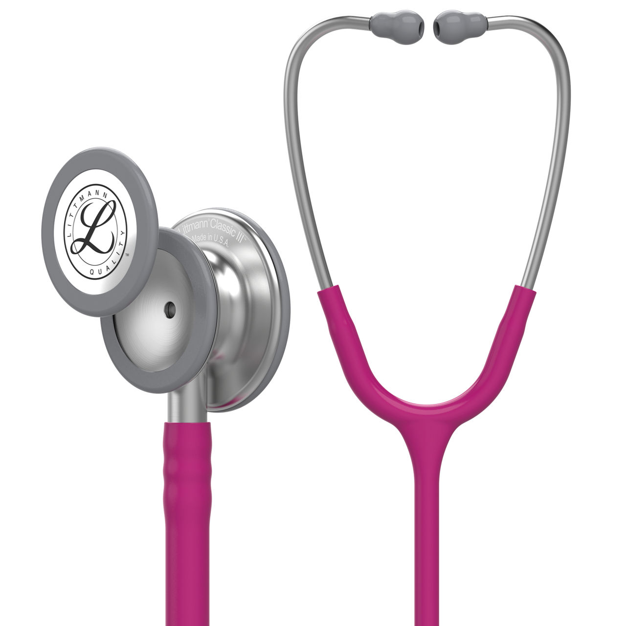 3M™ Littmann® Classic III™ Monitoring Stethoscope, 5648, Raspberry Tube,27 inch