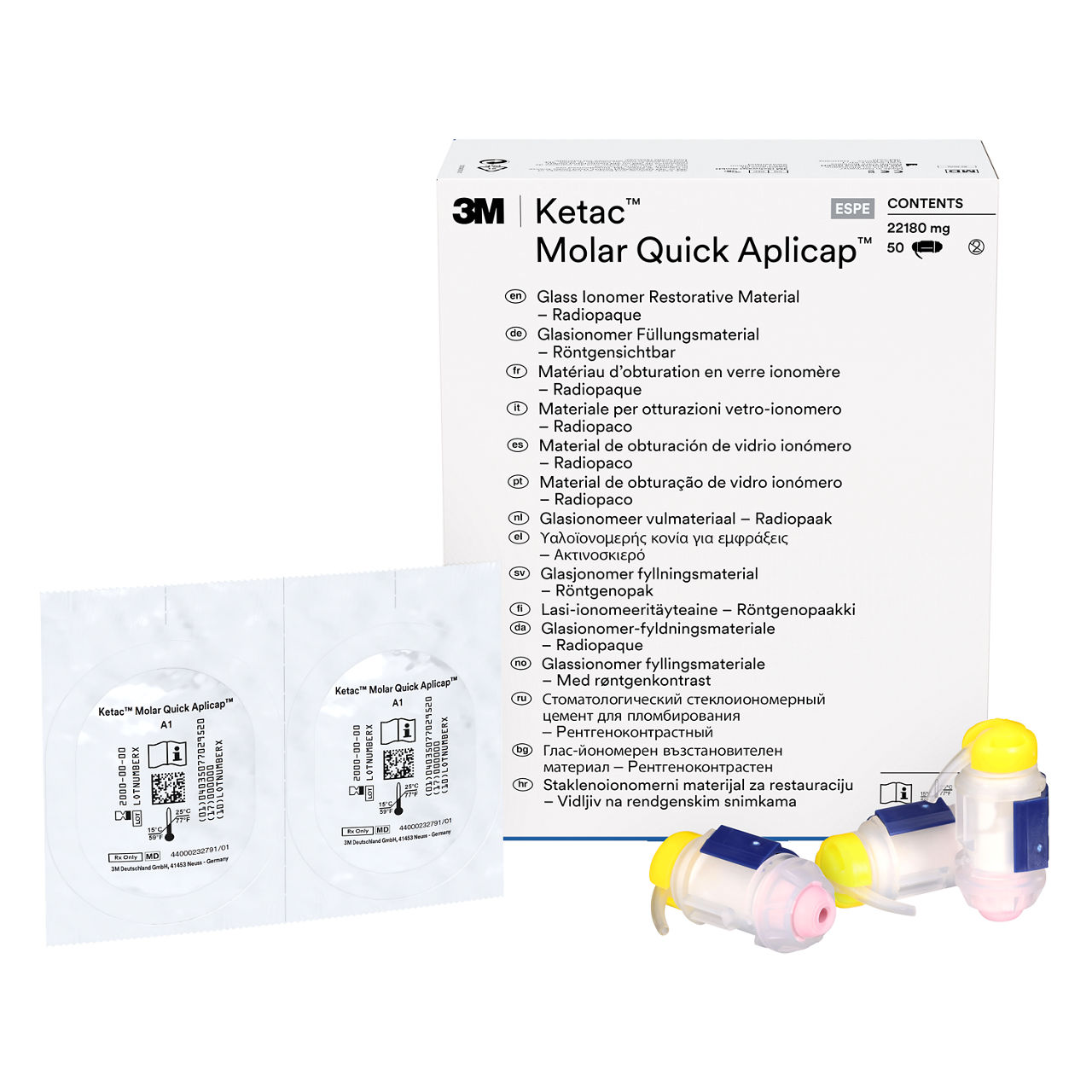 3M™ Ketac™ Molar Quick Aplicap™ Glasionomeer Restauratiemateriaal Refill A1, 56366
