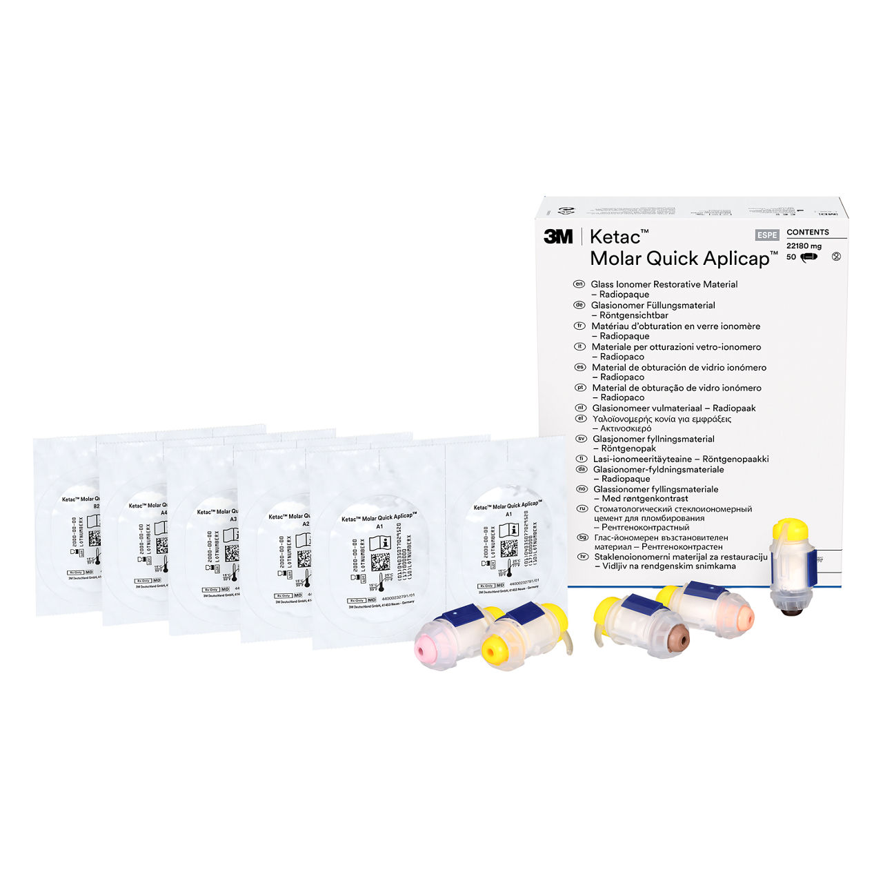 3M™ Ketac™ Molar Quick Aplicap™ Glasionomeer Restauratiemateriaal Assortiment, 56369