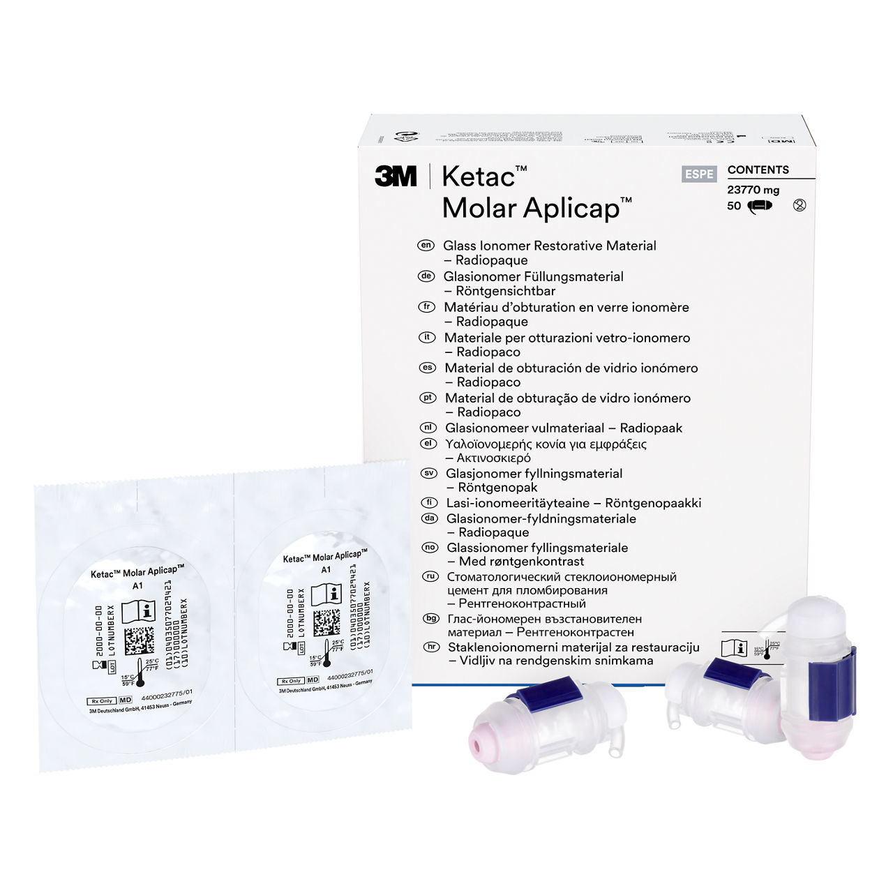 3M™ Ketac™ Molar Aplicap™ Glass Ionomer Restorative Shade A1 Refill, 56430