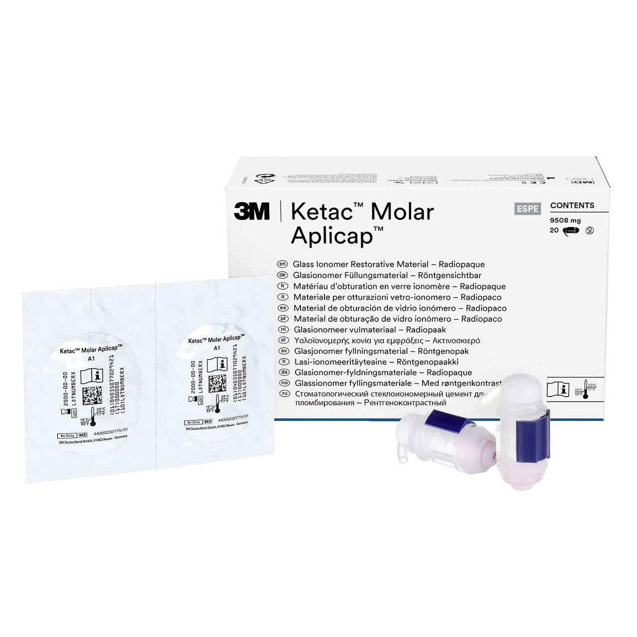 3M™ Ketac™ Molar Aplicap™ Glasionomeer Restauratiemateriaal Refill A1, 56432