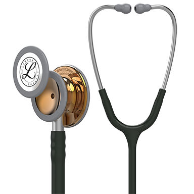 Estetoscópio 3M™ Littmann® Classic III™ 5646, Edição Limitada, Preto com Cobre Alto Polimento, 3/CS