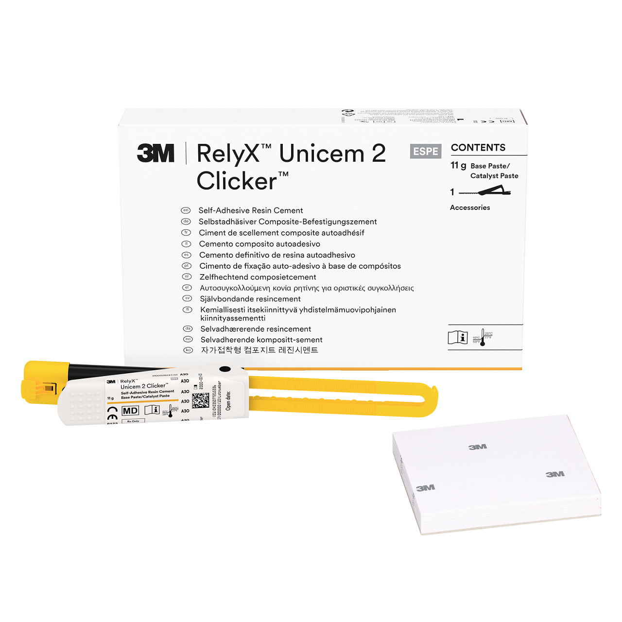 3M™ RelyX™ Unicem 2 Clicker™ Zelfhechtend Composietcement Refill A3 Opaak, 56876