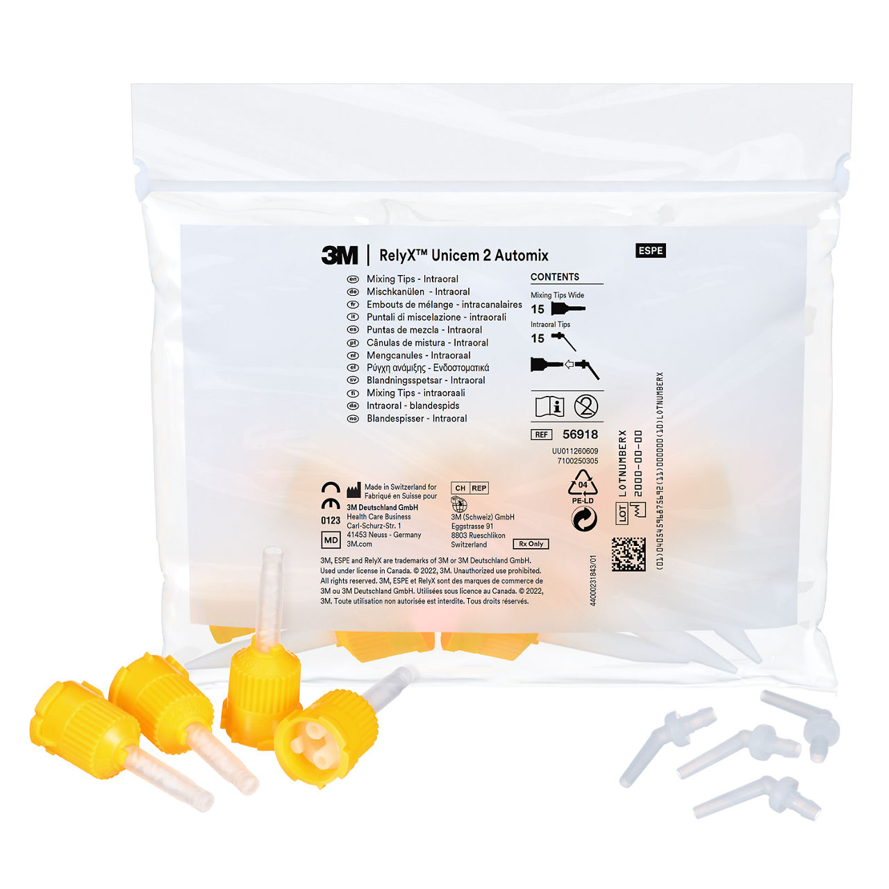 3M™ RelyX™ Unicem 2 Automix Mixing Tips Wide and Intra-oral, 56918