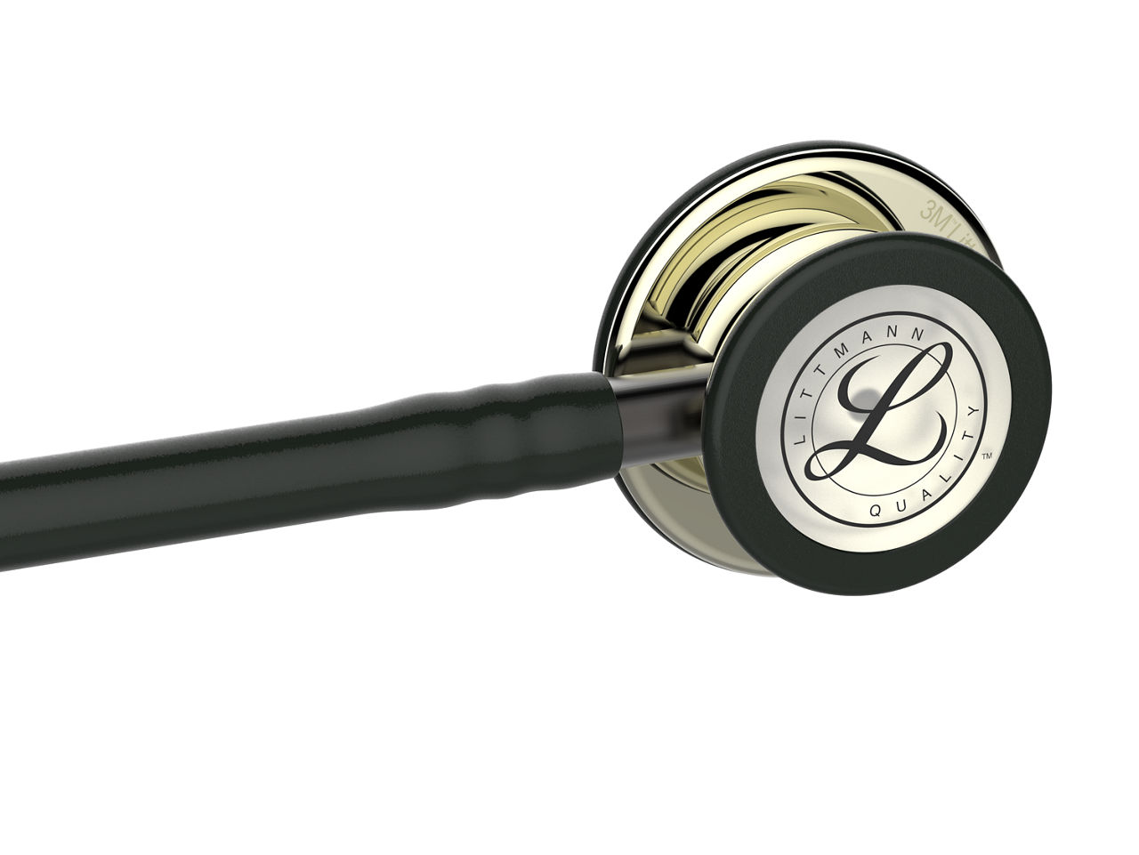 3M™ Littmann® Classic III™ Stethoscope, Champagne Chestpiece, Black Tube, 5861