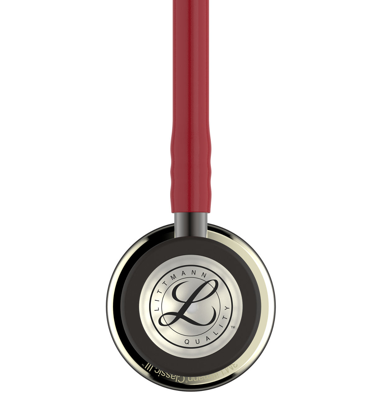 3M™ Littmann® Classic III™ Stethoscope, Champagne Chestpiece, Burgundy Tube, 5864