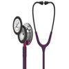 3M™ Littmann® Classic III™ Stethoscope, Mirror Finish Chestpiece,PlumTube, Pink Stem and Smoke Headset, 5960