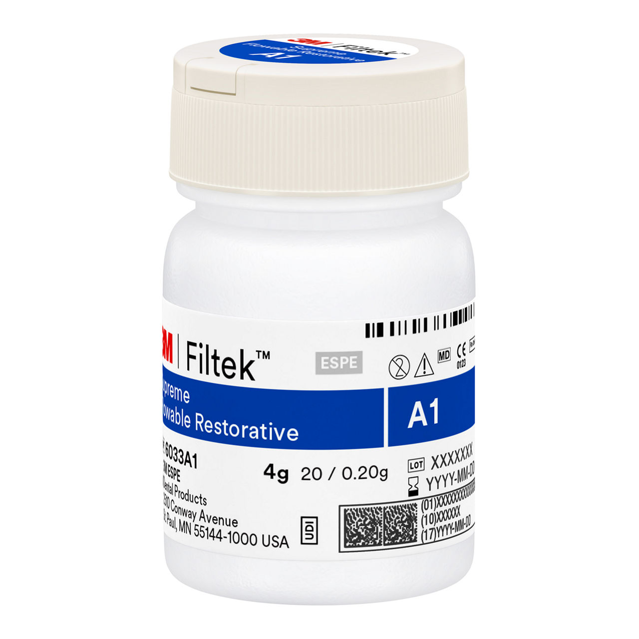 3M™ Filtek™ Supreme Flowable Restorative, 6033A1, 20 - 0.2g Capsules