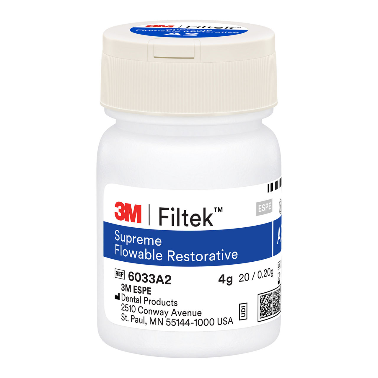 3M™ Filtek™ Supreme Flowable Restorative, 6033A2, 20 - 0.2g Capsules